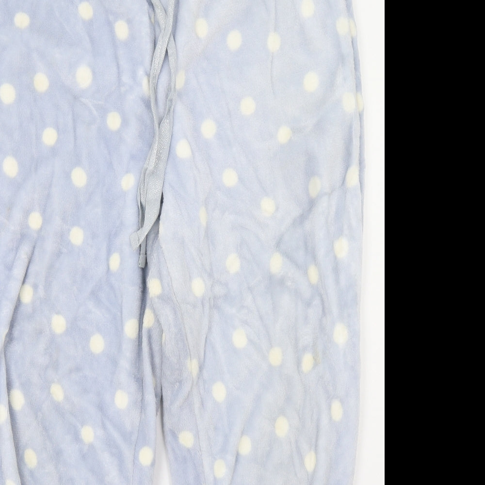 Sainsburys Womens Blue Polka Dot   Pyjama Pants Size L