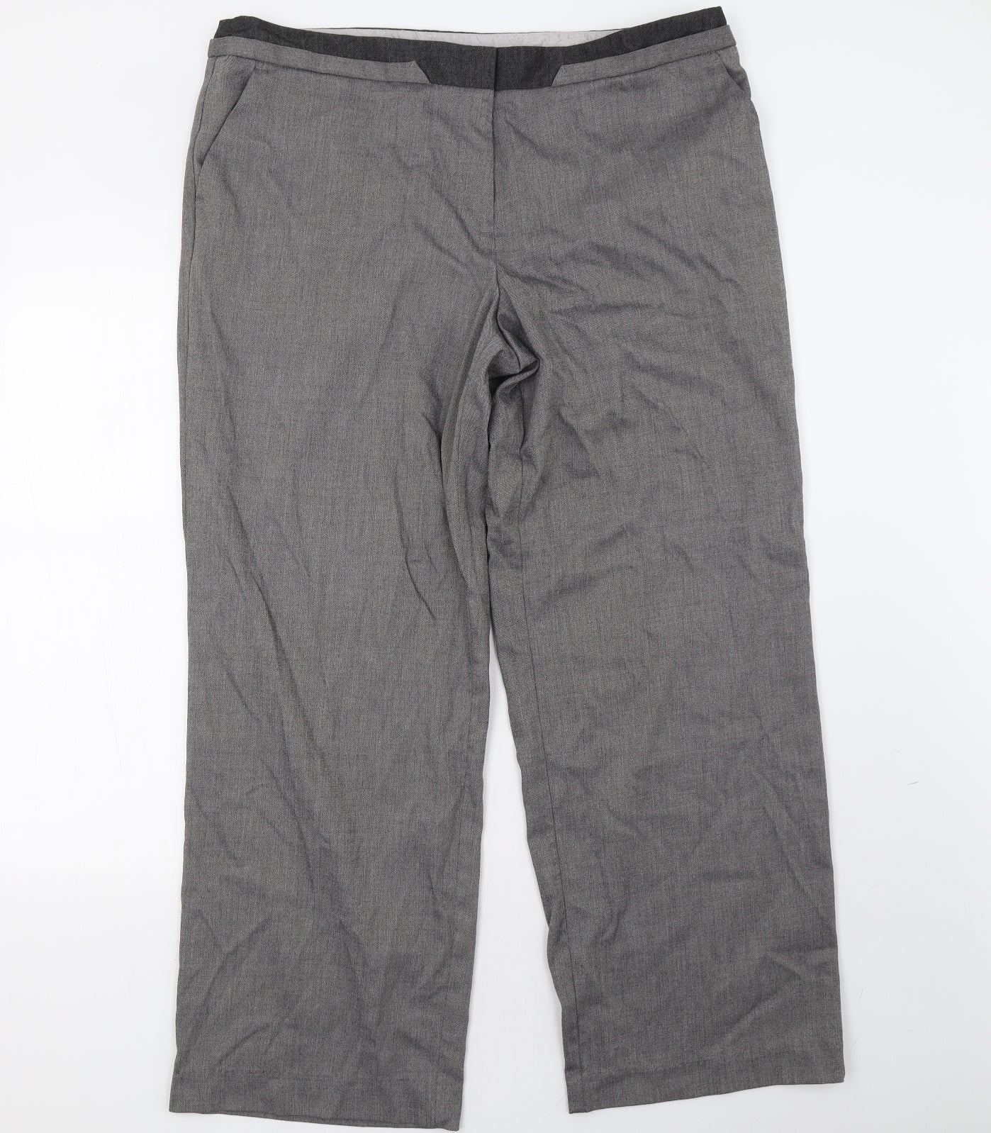 NEXT Womens Grey   Trousers  Size 18 L32 in