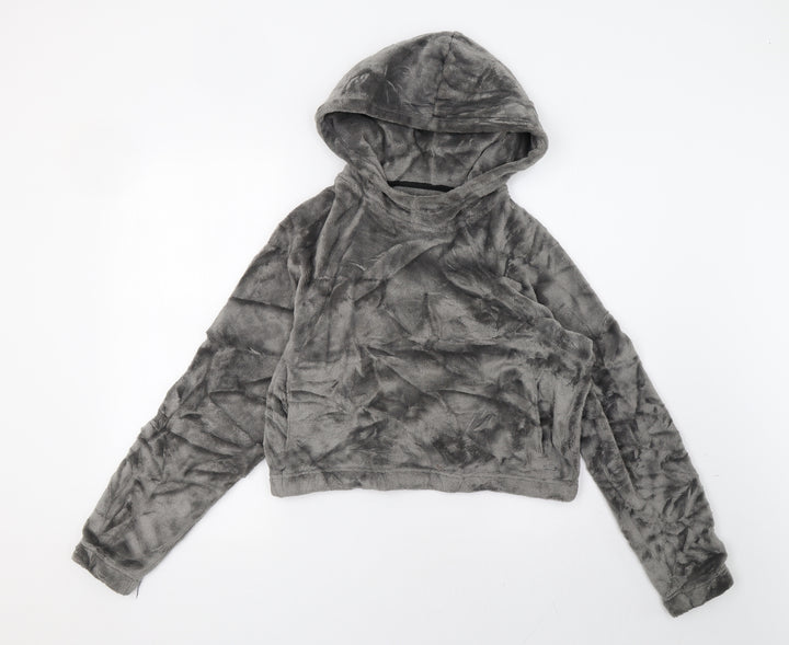 Hollister Womens Grey   Pullover Hoodie Size XS