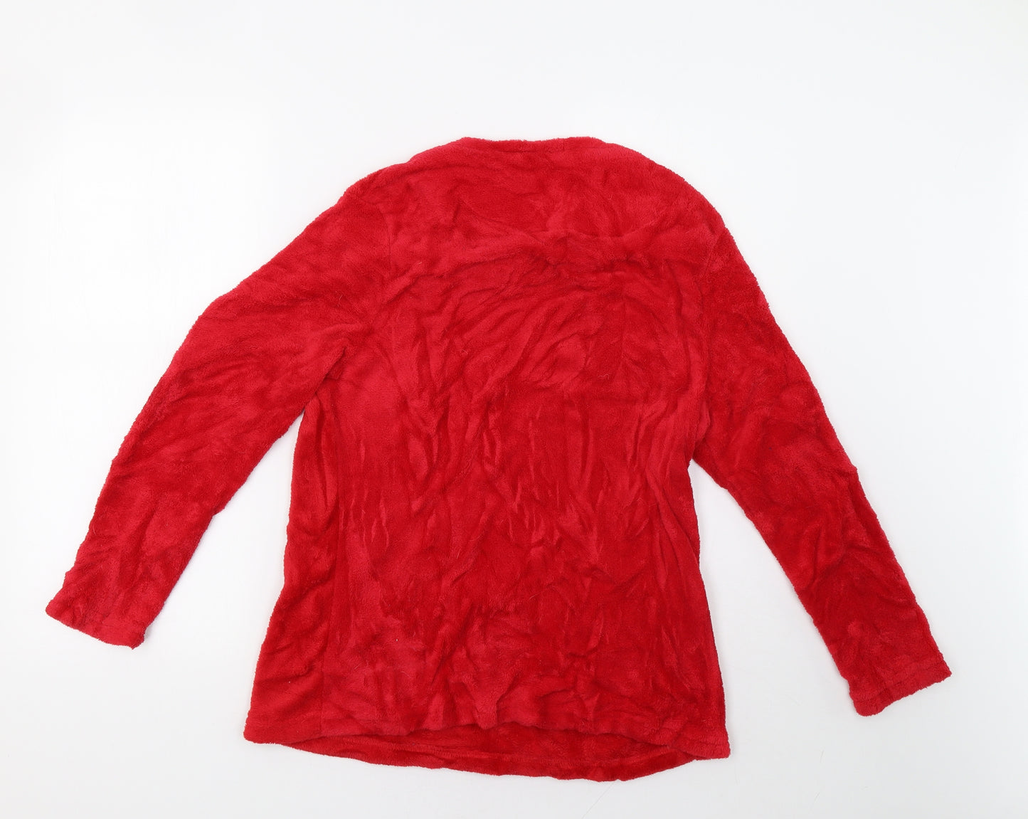 b&m Womens Red    Pyjama Top Size L  - Christmas