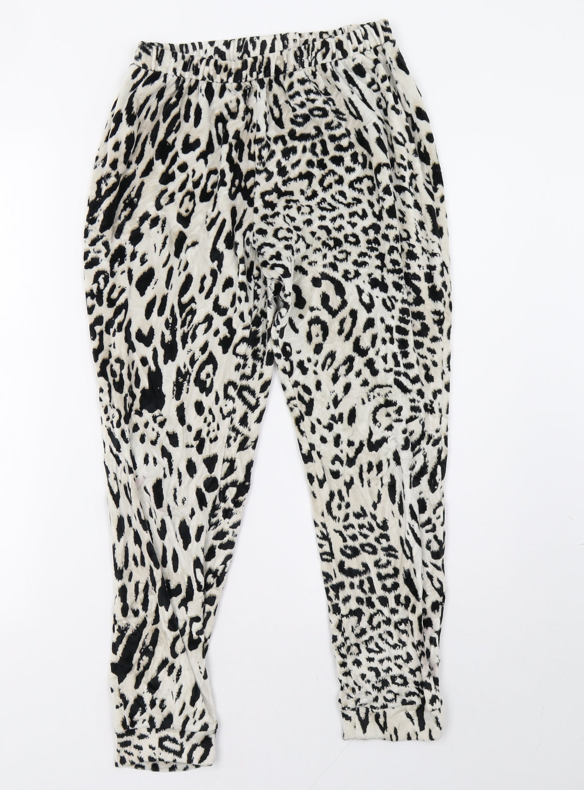 George Womens Beige Animal Print   Pyjama Pants Size 10