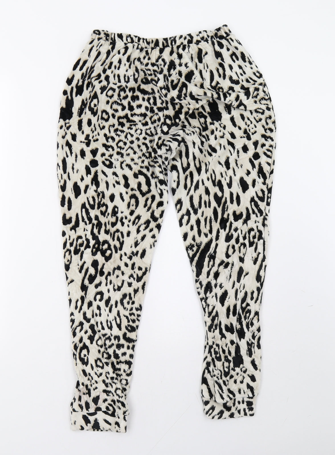 George Womens Beige Animal Print   Pyjama Pants Size 10