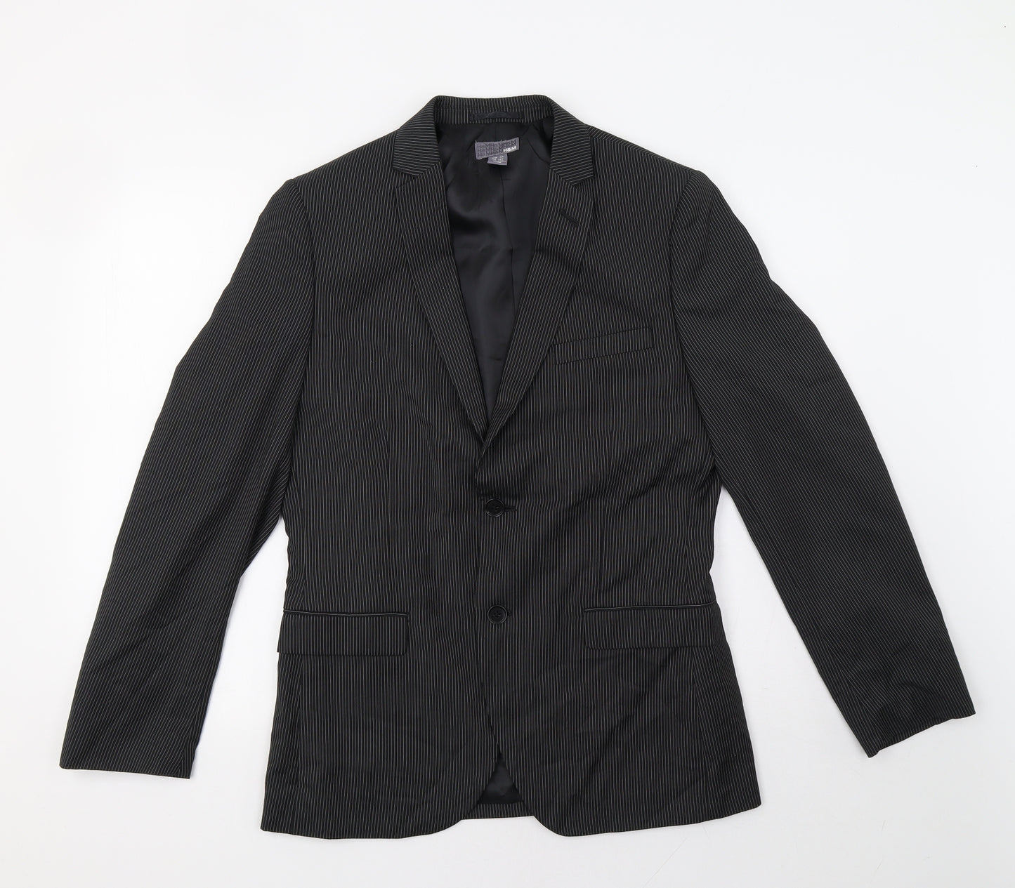 H&M Mens Silver   Jacket Blazer Size 38