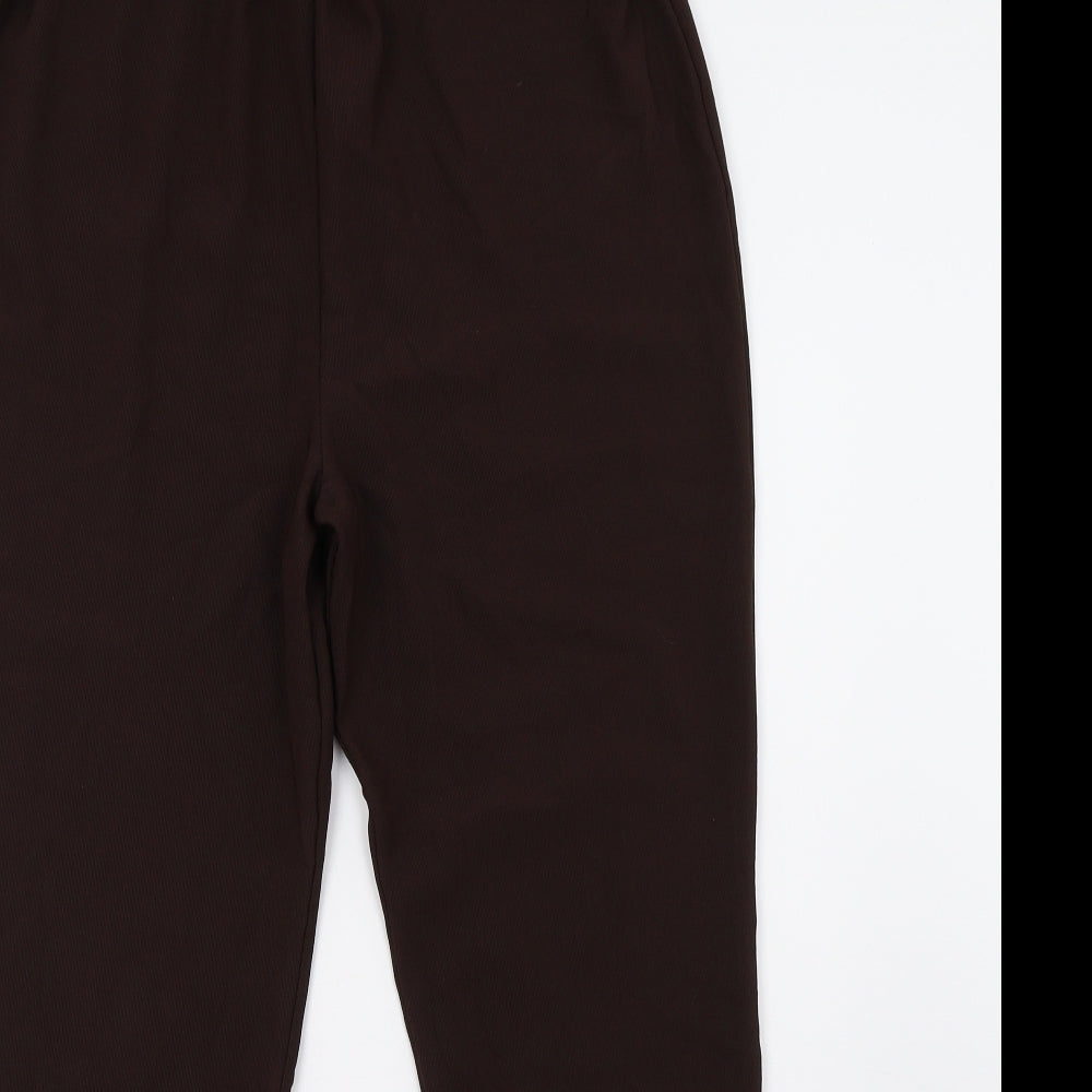 Preworn Womens Brown   Trousers  Size 12 L30 in