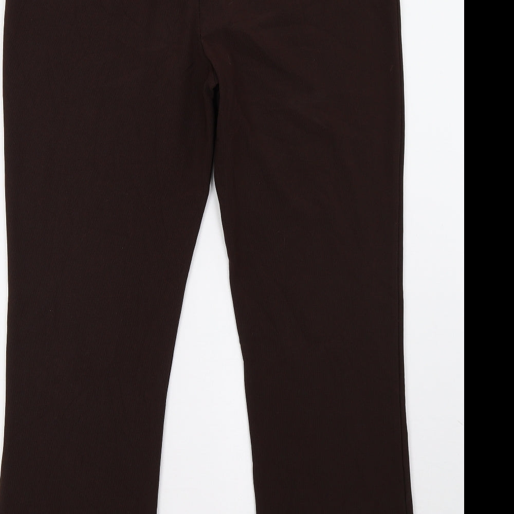 Preworn Womens Brown   Trousers  Size 12 L30 in