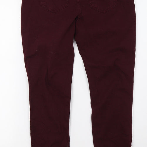 newlook Womens Purple  Denim Skinny Jeans Size 10 L28 in
