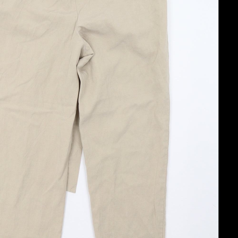 tophsop Womens Beige   Trousers  Size 14 L26 in