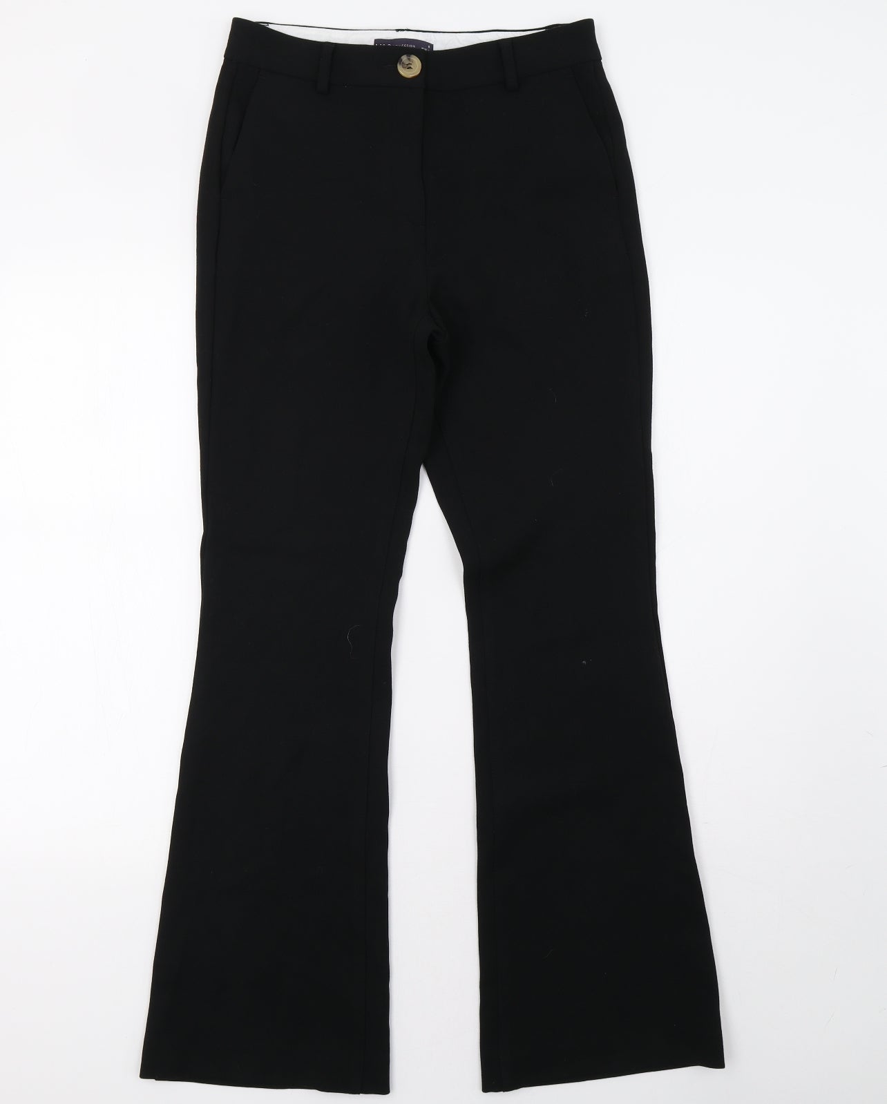 Marks and Spencer Womens Black   Trousers  Size 8 L32 in
