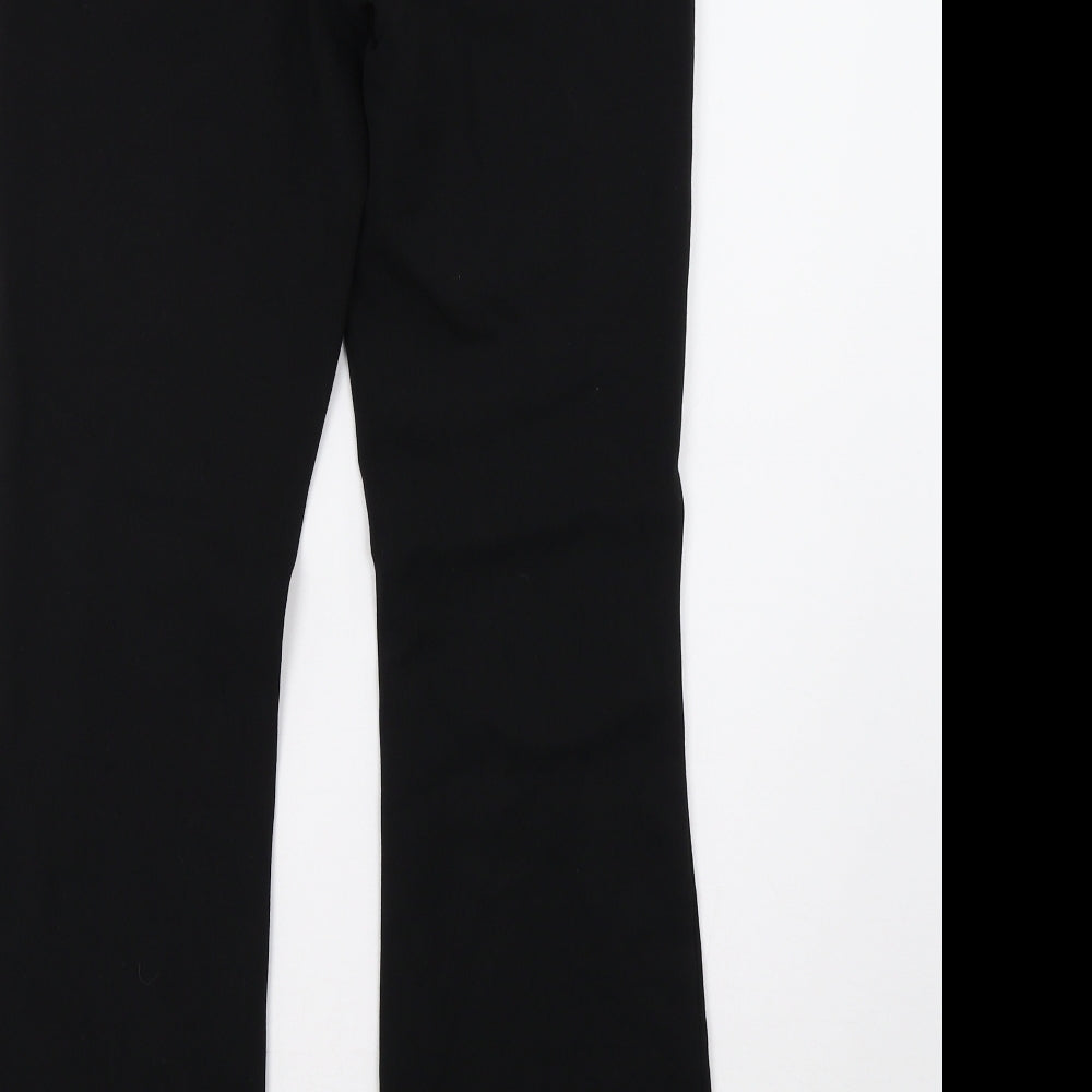 Marks and Spencer Womens Black   Trousers  Size 8 L32 in