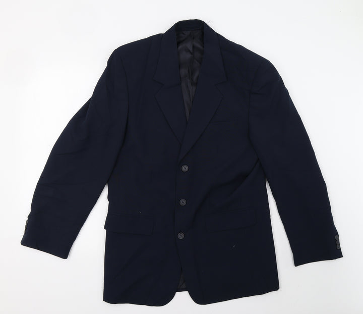 Preworn Mens Blue Jacket Blazer Size 38