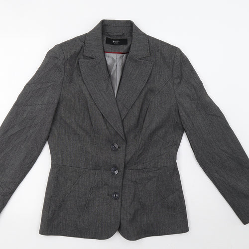 BHS Womens Grey   Jacket Blazer Size 10