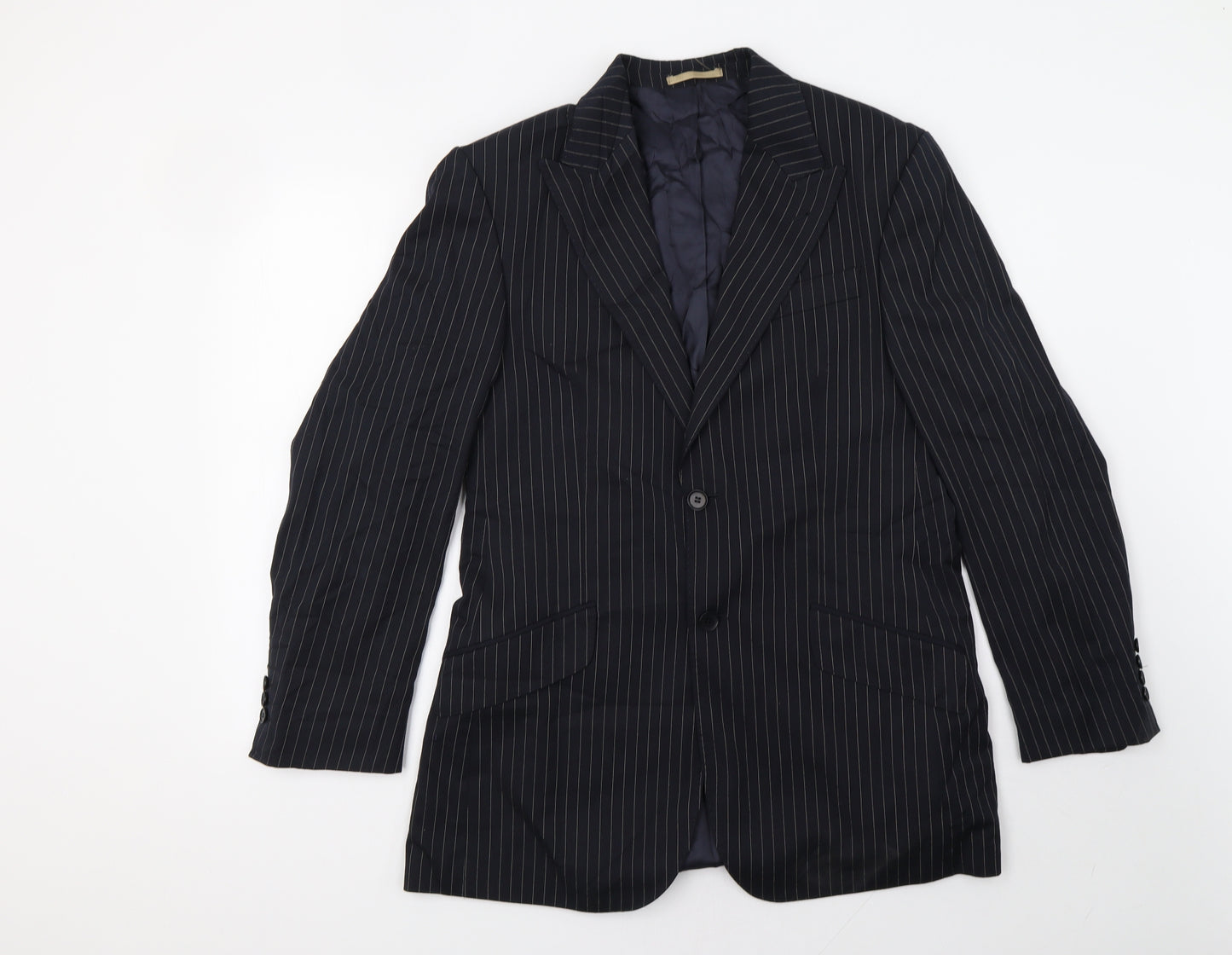 NEXT Mens Blue Striped  Jacket Blazer Size 38