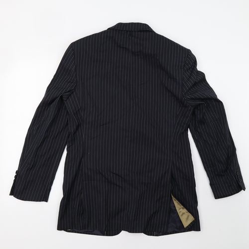NEXT Mens Blue Striped  Jacket Blazer Size 38