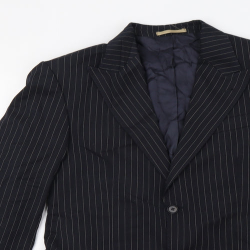 NEXT Mens Blue Striped  Jacket Blazer Size 38