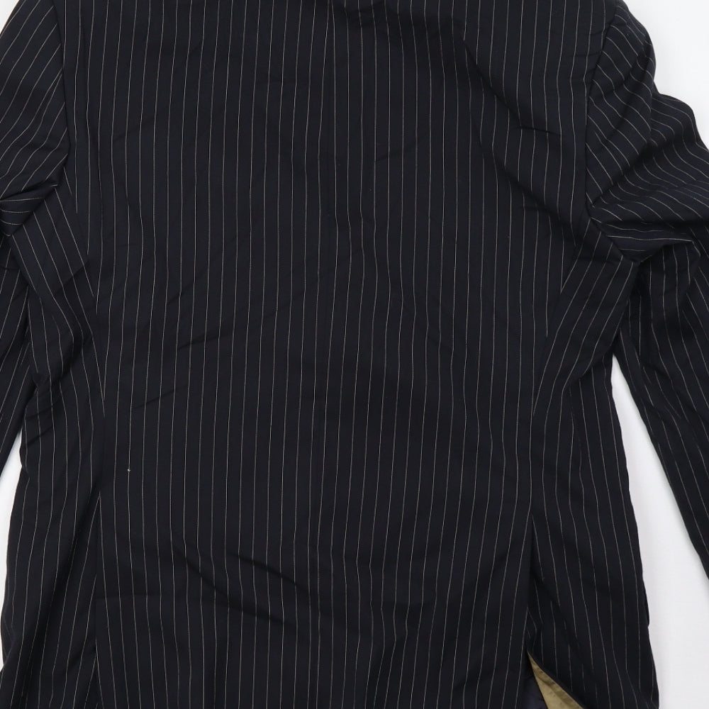 NEXT Mens Blue Striped  Jacket Blazer Size 38
