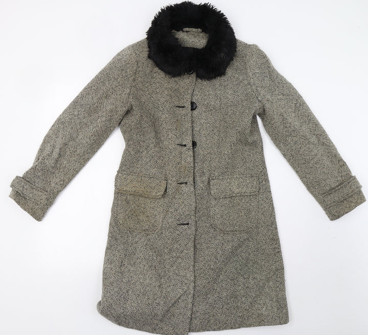 Dorothy Perkins Womens Beige    Coat Size 10