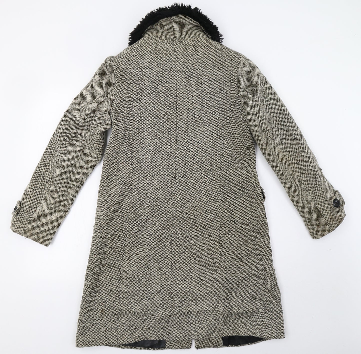 Dorothy Perkins Womens Beige    Coat Size 10