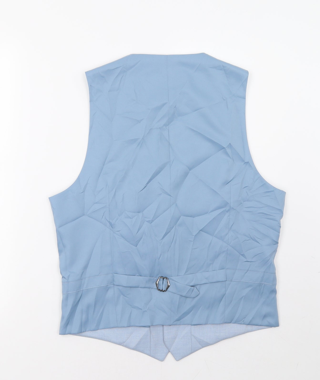 Marks and Spencer Mens Blue   Jacket Suit Waistcoat Size M