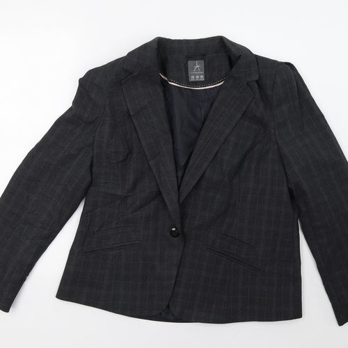 Primark Womens Grey   Jacket Blazer Size 10
