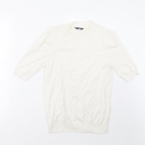 BHS Womens White   Pullover Sweatshirt Size 12