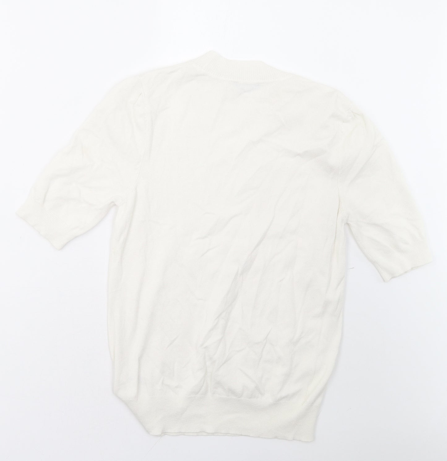 BHS Womens White   Pullover Sweatshirt Size 12