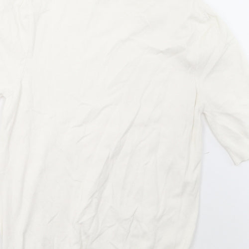 BHS Womens White   Pullover Sweatshirt Size 12