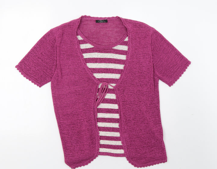 BM Womens Purple   Pullover Sweatshirt Size M