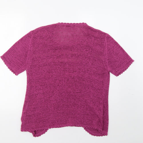 BM Womens Purple   Pullover Sweatshirt Size M
