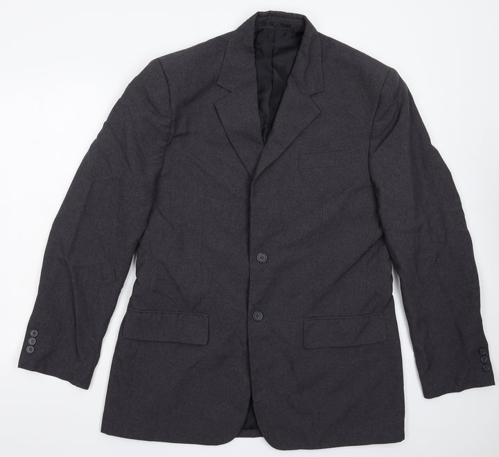 F&F Mens Grey Jacket Suit Jacket Size 40