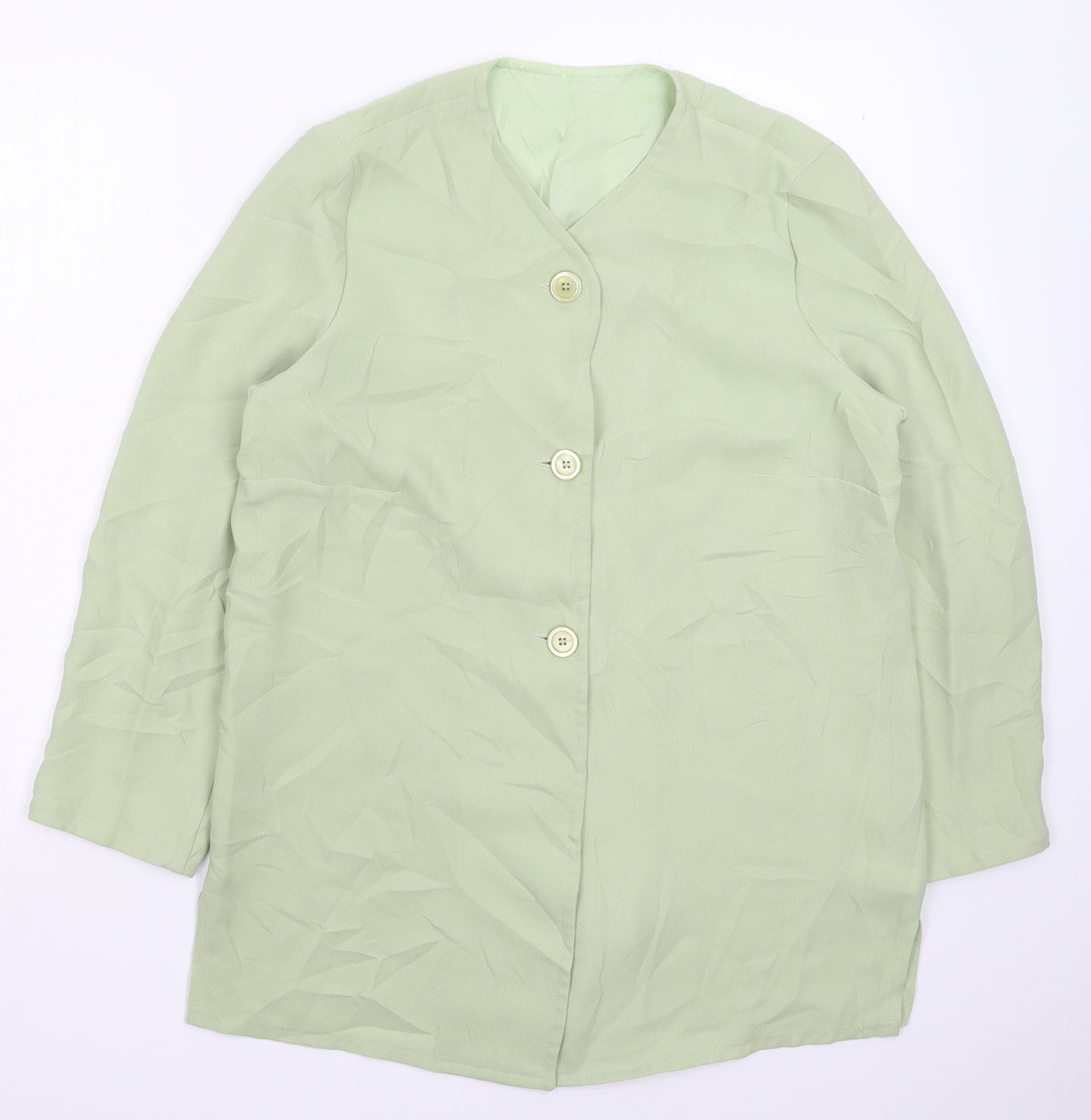 Compliments Womens Green   Jacket Blazer Size 14