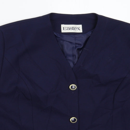 Eastex Womens Blue   Jacket Blazer Size 14
