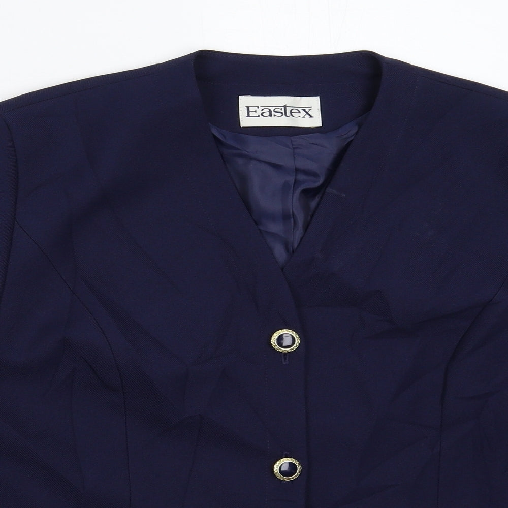 Eastex Womens Blue   Jacket Blazer Size 14