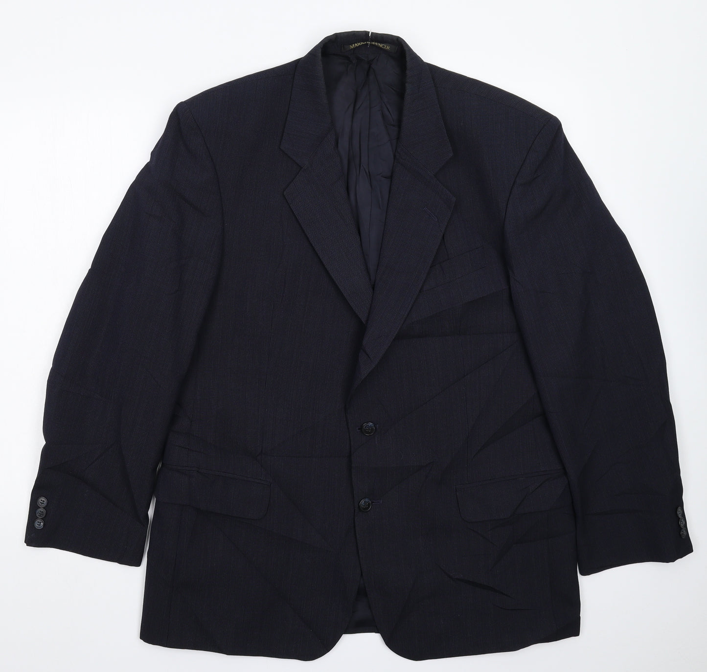 Marks and Spencer Mens Blue   Jacket Suit Jacket Size 42