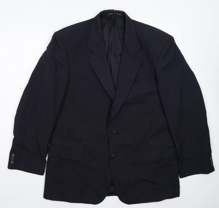 Marks and Spencer Mens Blue   Jacket Suit Jacket Size 42