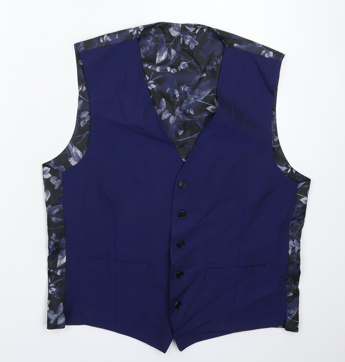 Scott & Taylor Mens Blue   Jacket Suit Waistcoat Size 42