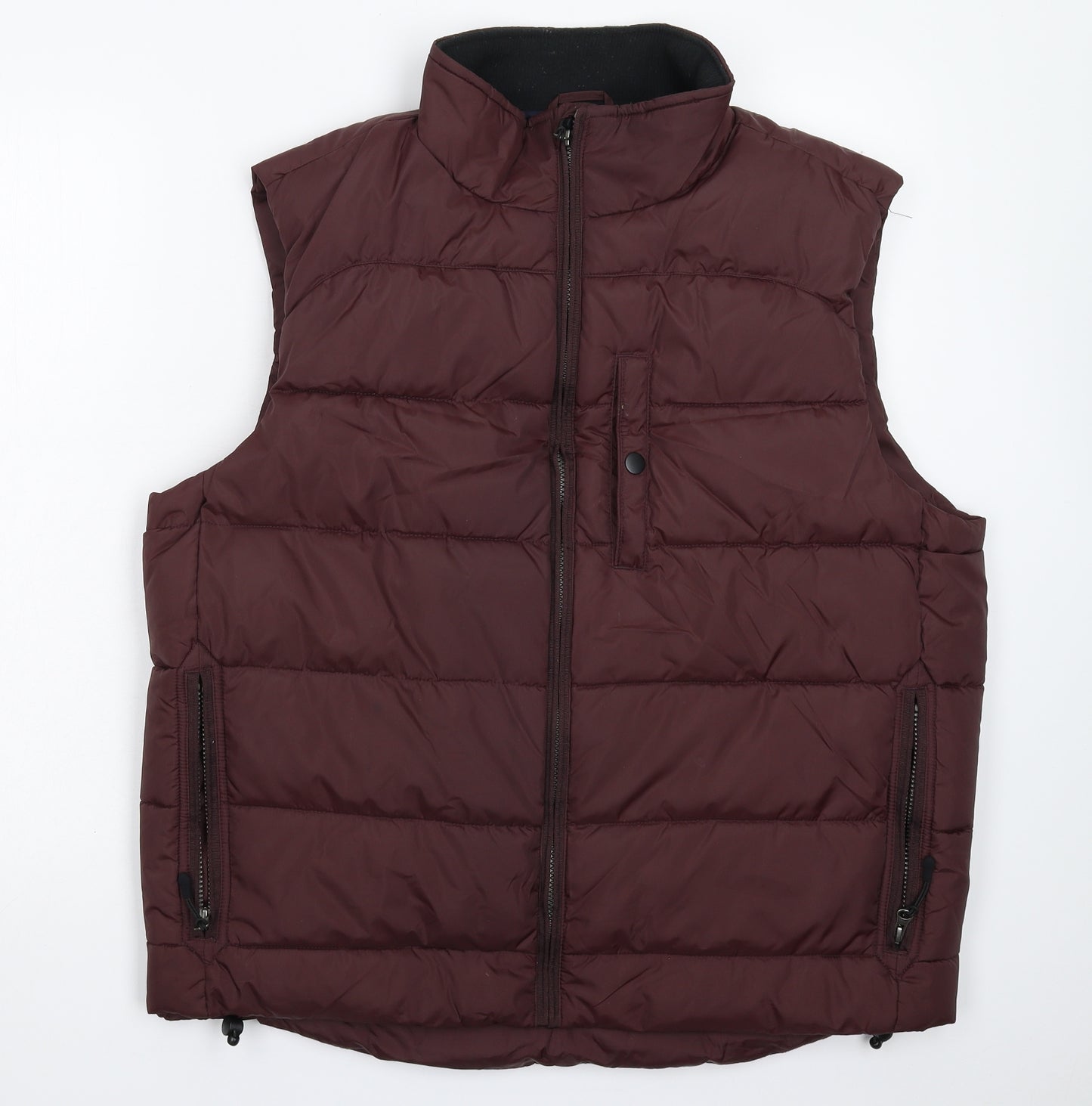 TU Mens Brown   Gilet Jacket Size L