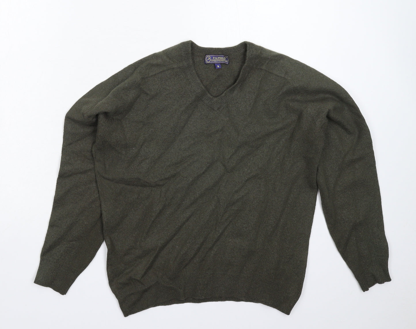 P.G Field Womens Green  Knit Pullover Jumper Size S