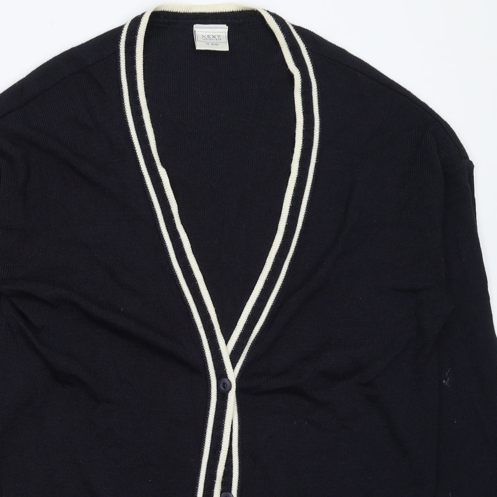 NEXT Womens Blue  Knit Cardigan Jumper Size S
