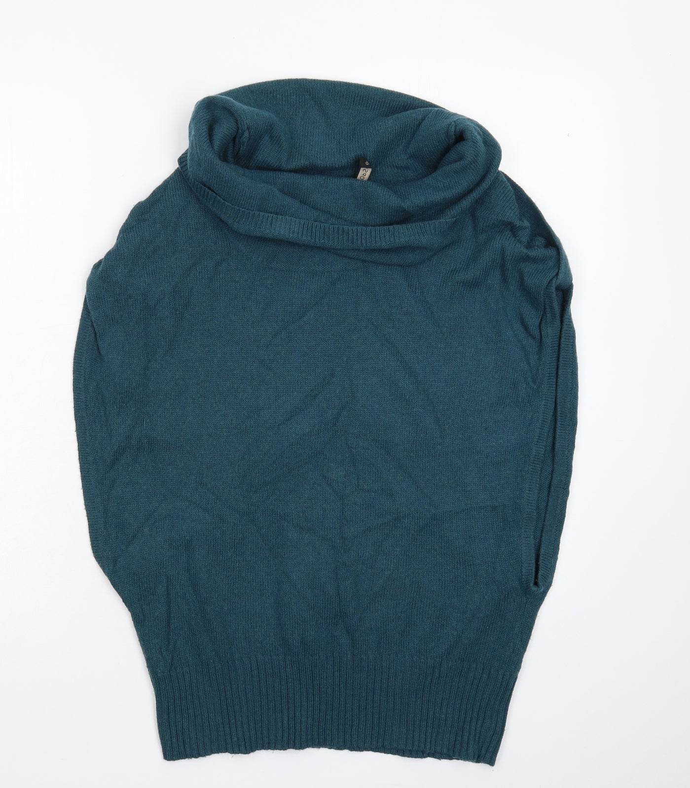 Topshop Womens Green  Knit Pullover Jumper Size 10