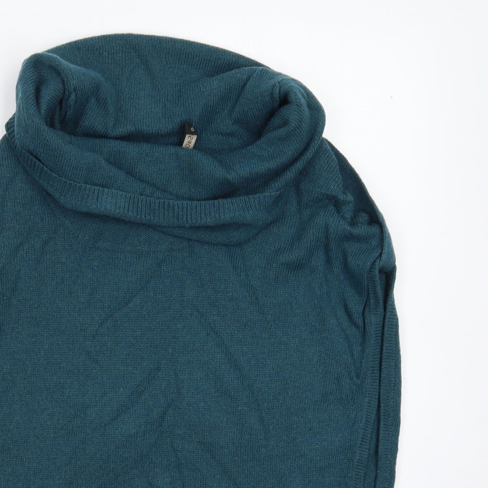 Topshop Womens Green  Knit Pullover Jumper Size 10