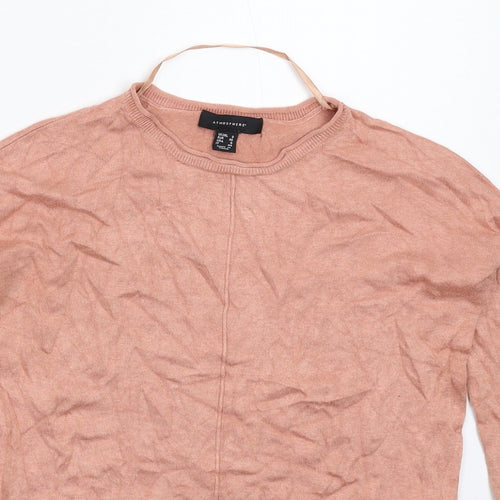 Atmosphere Womens Beige  Knit Pullover Jumper Size 8