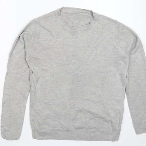 Marks and Spencer Womens Grey  Knit Pullover Jumper Size 14