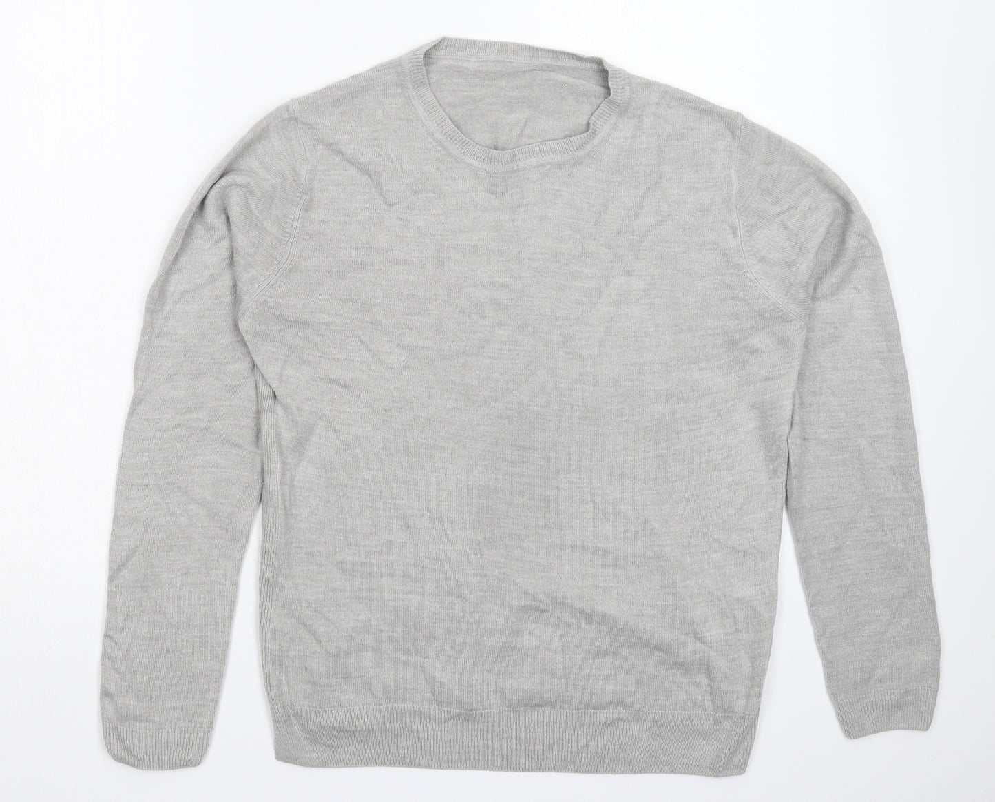 Marks and Spencer Womens Grey  Knit Pullover Jumper Size 14