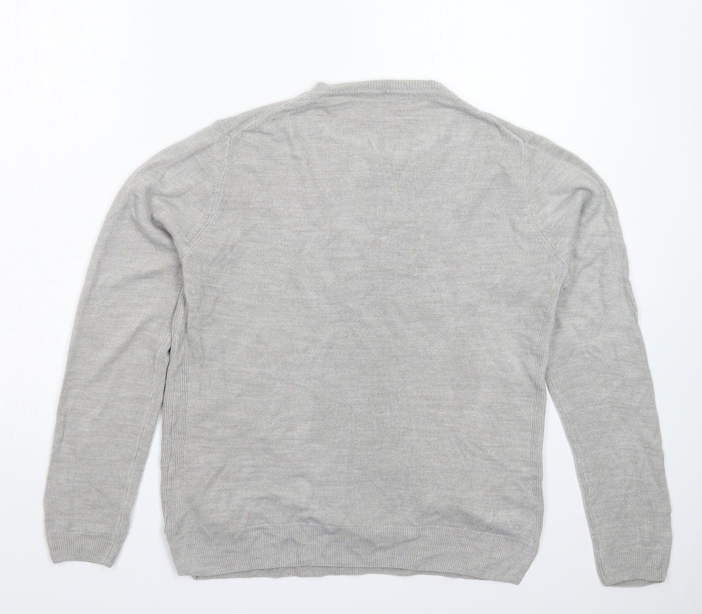 Marks and Spencer Womens Grey  Knit Pullover Jumper Size 14