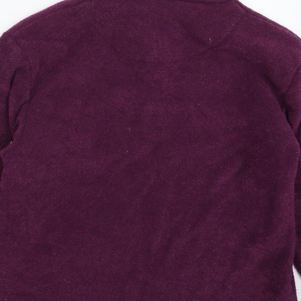 Bonmarché Womens Purple  Fleece Jacket  Size M