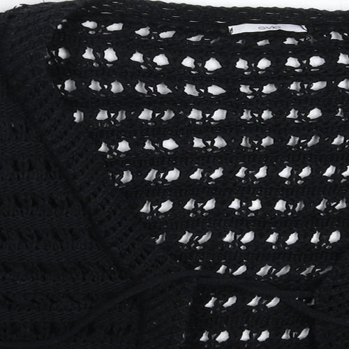 E-vie Womens Black  Knit Cardigan Jumper Size 20