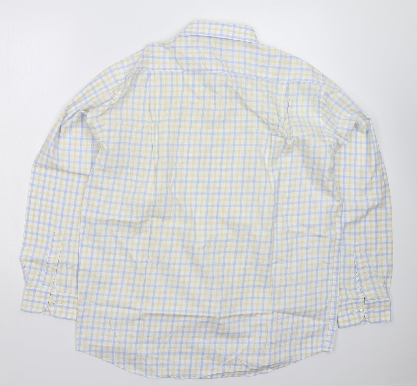 George Mens Multicoloured Check   Dress Shirt Size 16