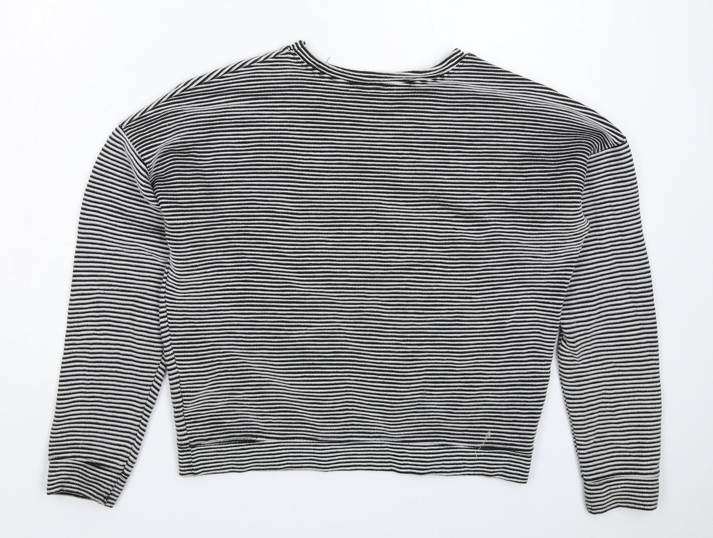 New Look Womens Multicoloured Striped  Pullover Sweatshirt Size 10