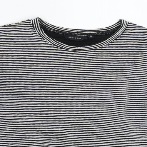 New Look Womens Multicoloured Striped  Pullover Sweatshirt Size 10