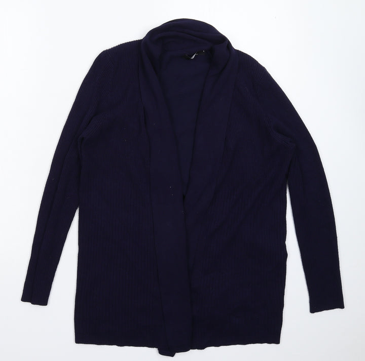 BM Womens Blue  Knit Cardigan Jumper Size S